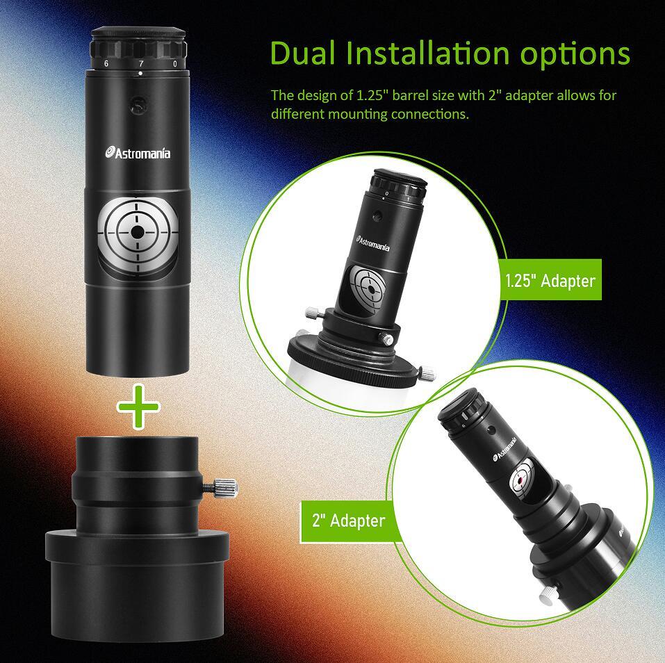 Astromania Alignment 1.25" Next Generation Laser Collimator 2" Adaptor for Newtonian Telescopes