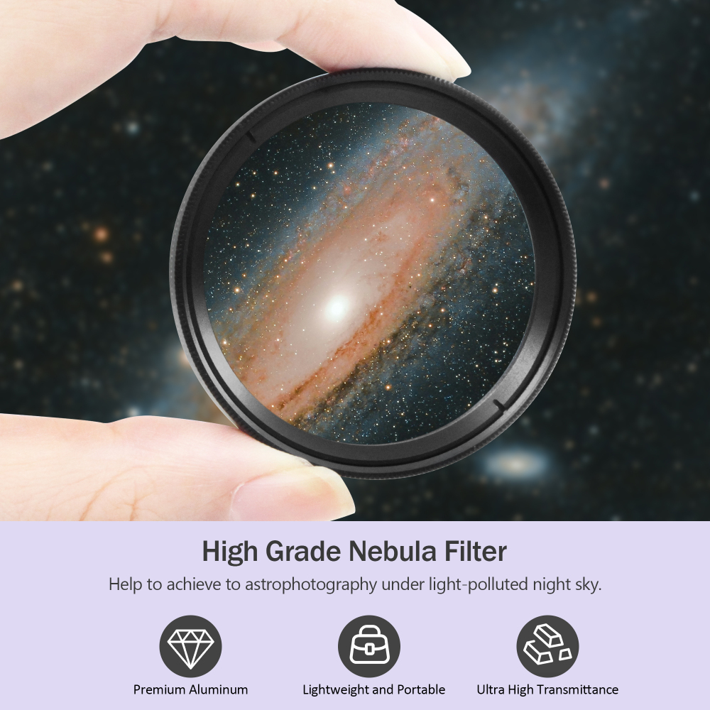 Astromania 2" Narrowband NBPF H ydrogen-a 12nm Filter - Enhances the Contrast Between Object and Sky