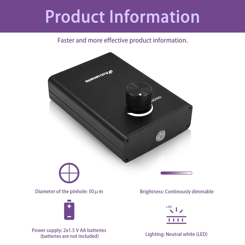 ASTROMANIA SKU-AM-AS4 Artificial Star Dimmable Telescope Pro