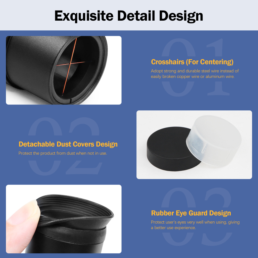 Astromania 1.25Inch Metal Collimating Cheshire Eyepiece without Laser for Newtonian Reflector Telescope - Long Version