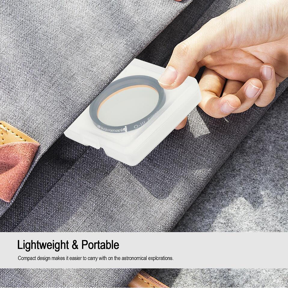 Astromania 2" O-III Filter - produces near-photographic views of the Veil, Ring, Dumbbell and Orion nebula, among many other objects