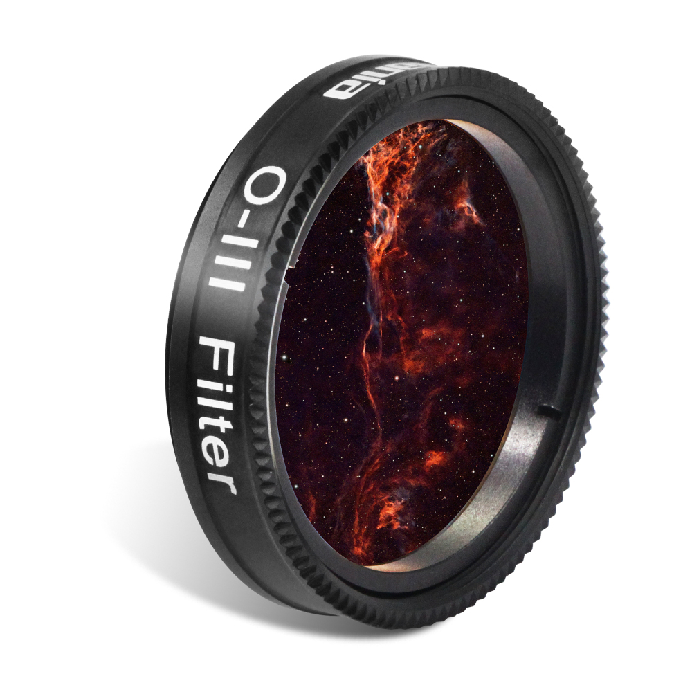 Astromania 1.25" O-III Filter - produces near-photographic views of the Veil, Ring, Dumbbell and Orion nebula, among many other objects