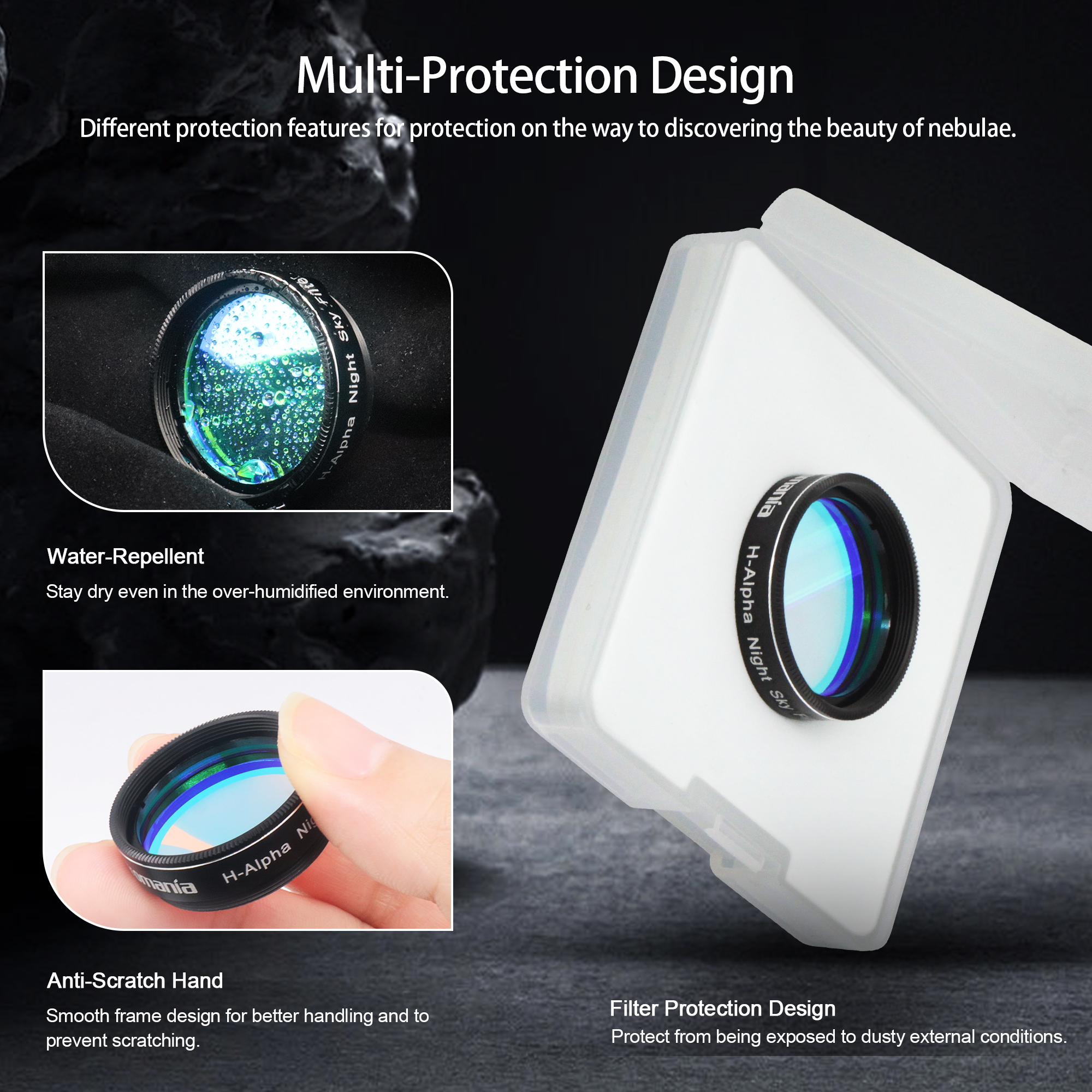 Astromania 1.25" H-Alpha Night Sky Filter