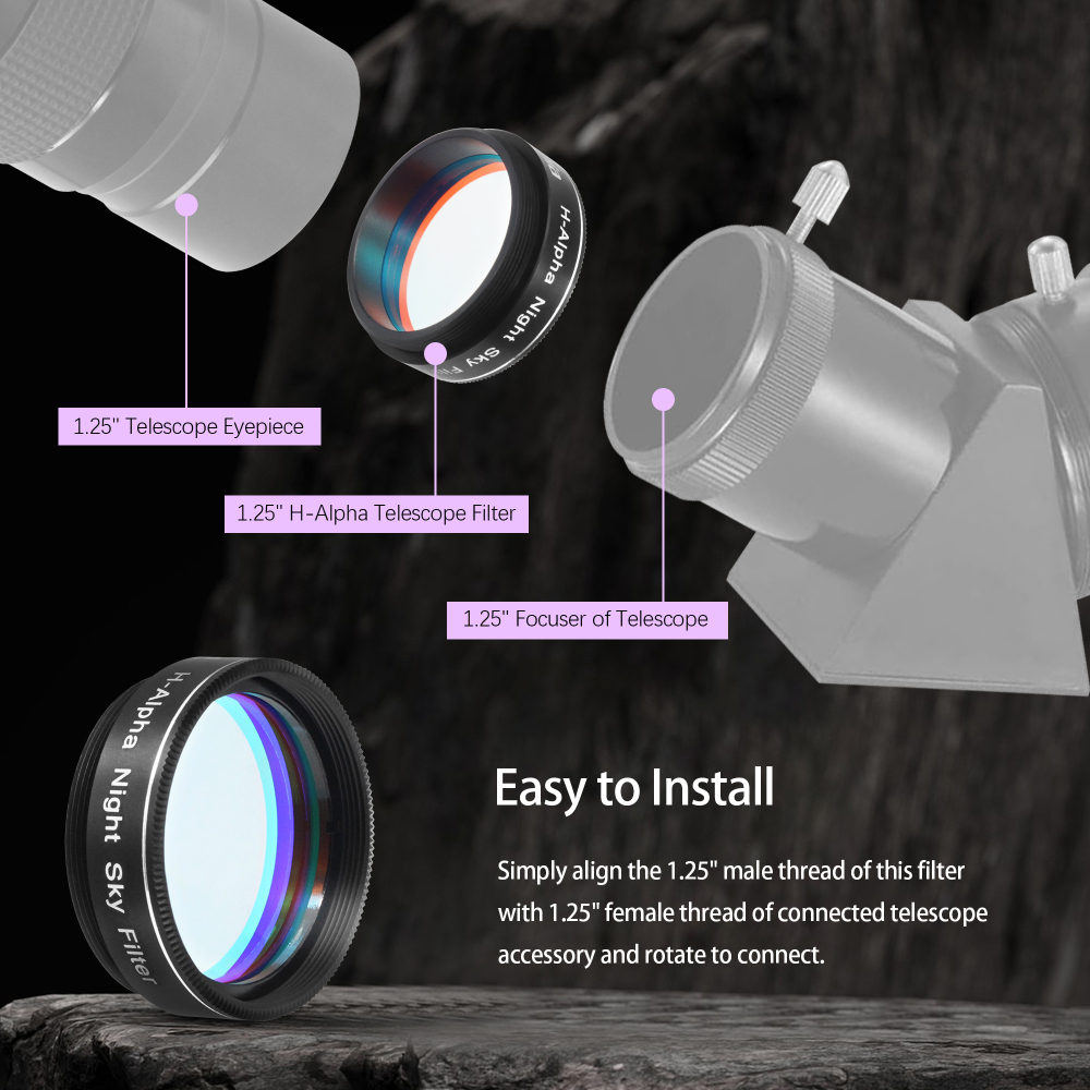 Astromania 1.25" H-Alpha Night Sky Filter
