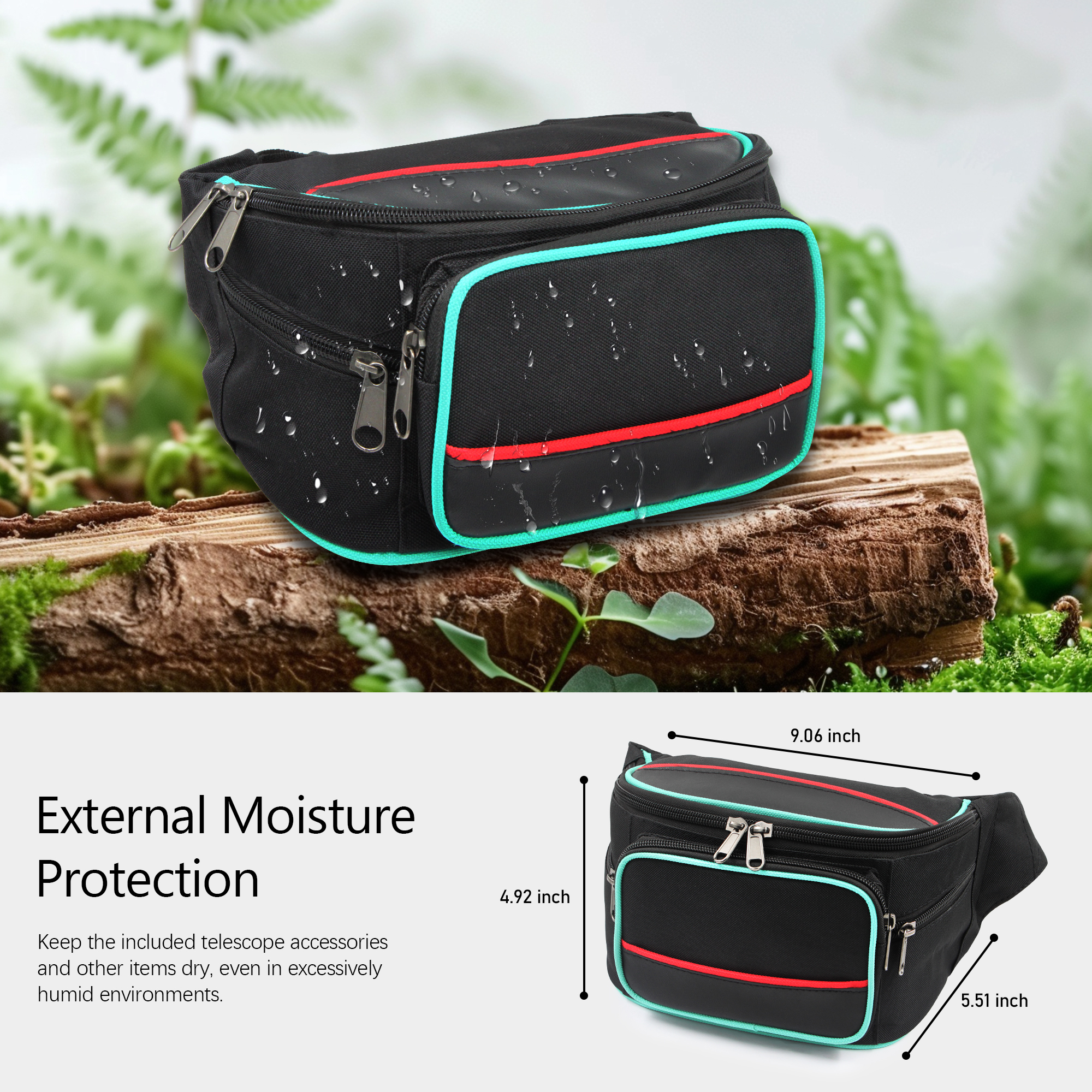 Astromania Bumbag for 1.25" Eyepiece + 2" Eyepiece for Telescope Astronomy