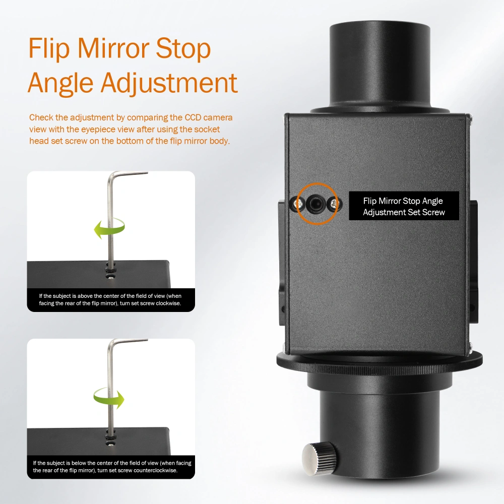 Astromania 1.25 Inch Flip Mirror for Telescope with Eyepiece