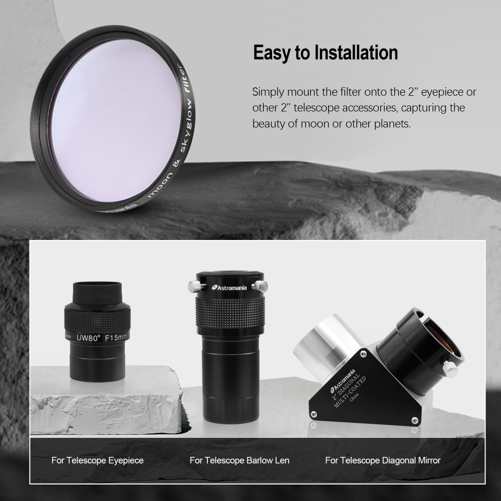 Astromania 2" Moon / Skyglow Filter