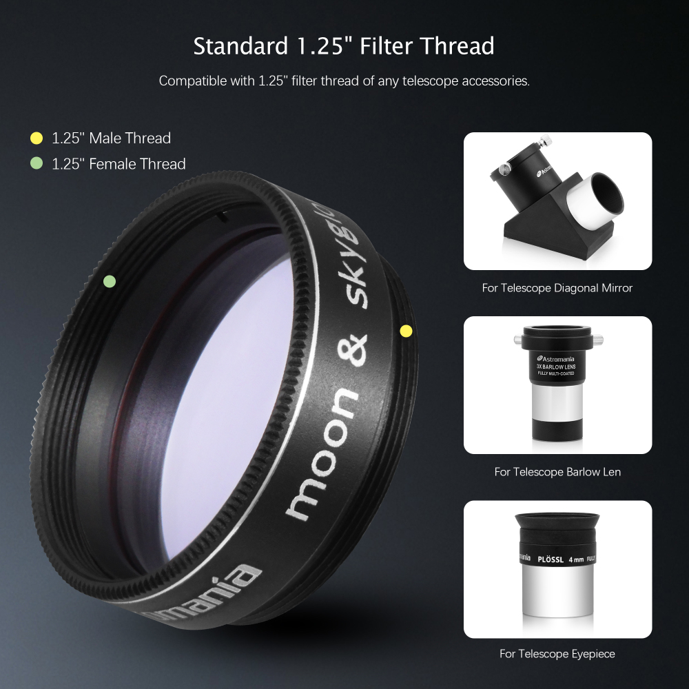 Astromania 1.25" Moon / Skyglow Filter