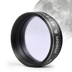 Astromania Telescope Moon Filter 1.25 Inch, Moon Skyglow Filter Reduces Moon Glare & Enhances Lunar Crater Detail, Eyepiece Accessory for Astronomy Beginner, Work with Telescope Accepts 1.25