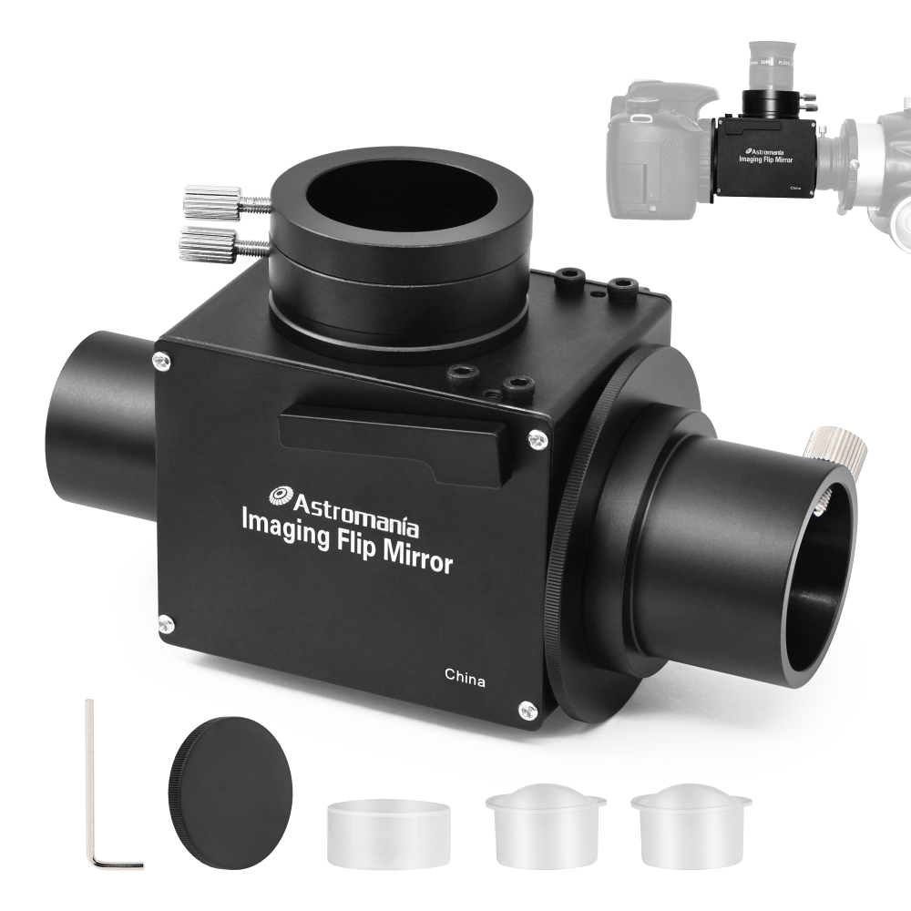 Astromania 1.25" Astrophotography Flip Mirror with Eyepiece Adapter