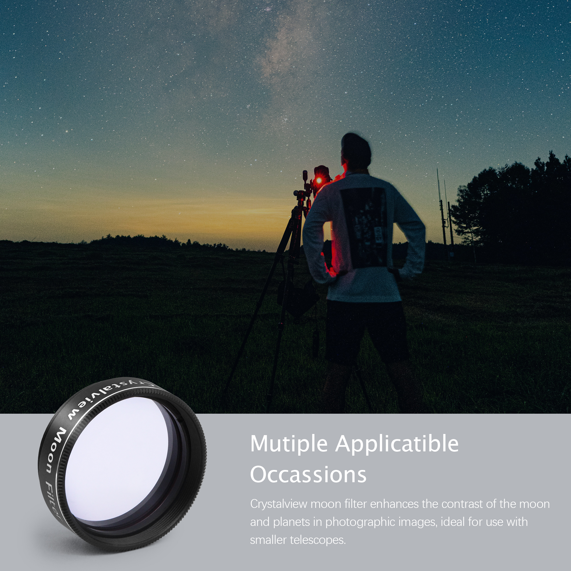 Astromania 1.25" Crystalview Moon Filter