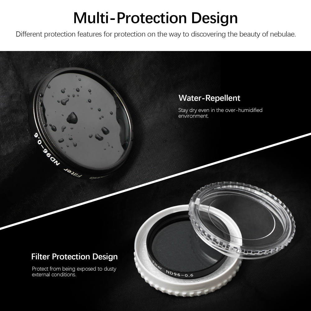 Astromania 2" Moon Telescope Eyepiece Color Filter ND96-0.6