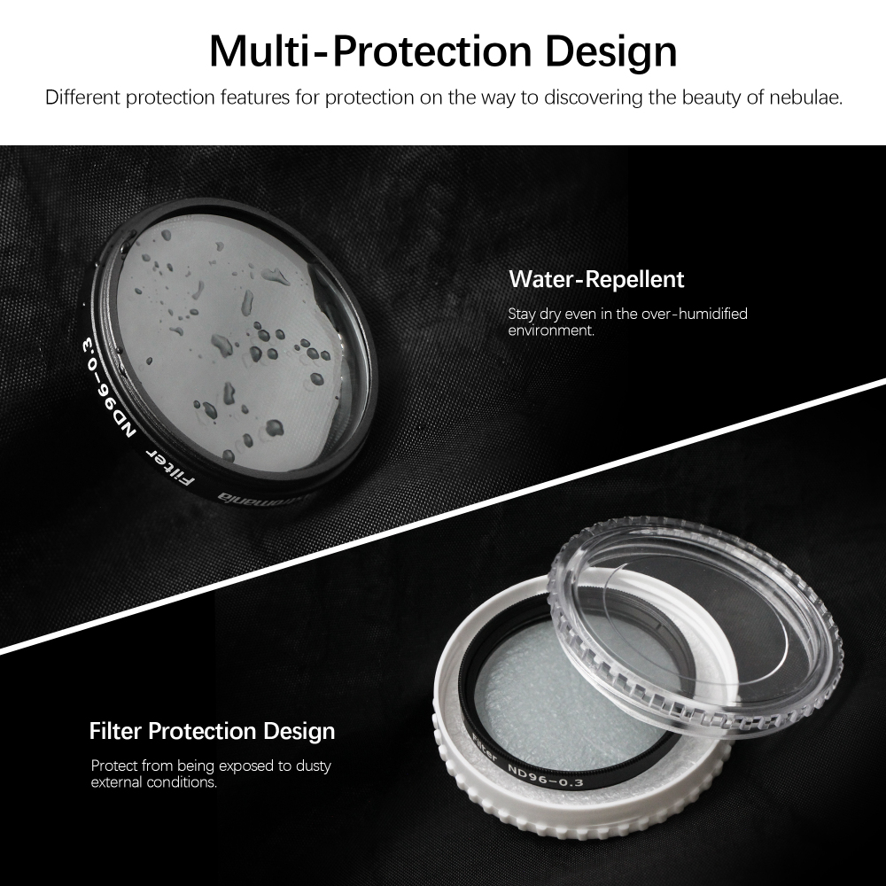 Astromania 2" Moon Telescope Eyepiece Color Filter ND96-0.3