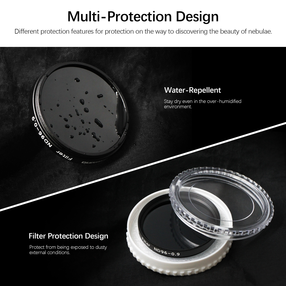 Astromania 2" Moon Telescope Eyepiece Color Filter ND96-0.9