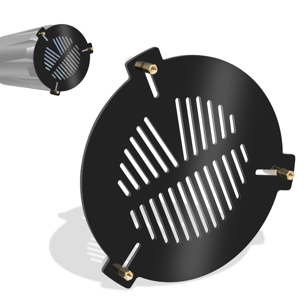 Astromania Bahtinov Mask Focusing Mask for Telescopes - FM80mm for a tube outer diameter (OD) from 85mm-120mm