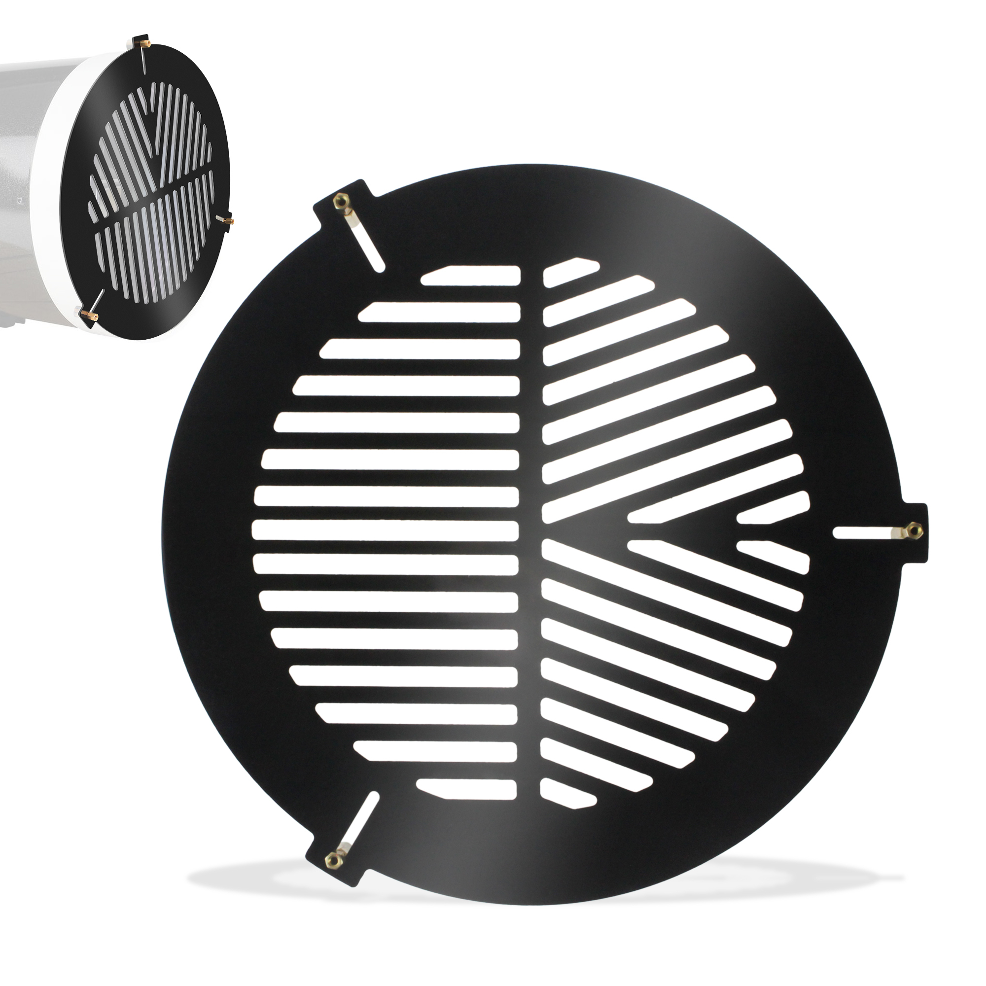 Astromania Bahtinov Mask Focusing Mask for Telescopes - FM180mm for a tube outer diameter (OD) from 195mm-240mm