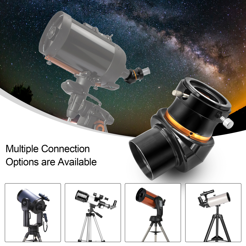 Astromania 2" 45-degree High-quality Erecting Prism Diagonal for Telescope