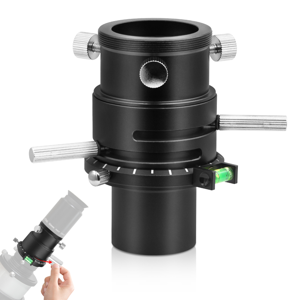 Astromania 1.25" ADC Atmospheric Dispersion Corrector - Provides a sharp planetary image showing a lot of detail, even when it is just above the horiz