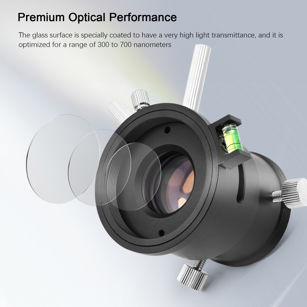 Astromania 1.25" ADC Atmospheric Dispersion Corrector - Provides a sharp planetary image showing a lot of detail, even when it is just above the horiz