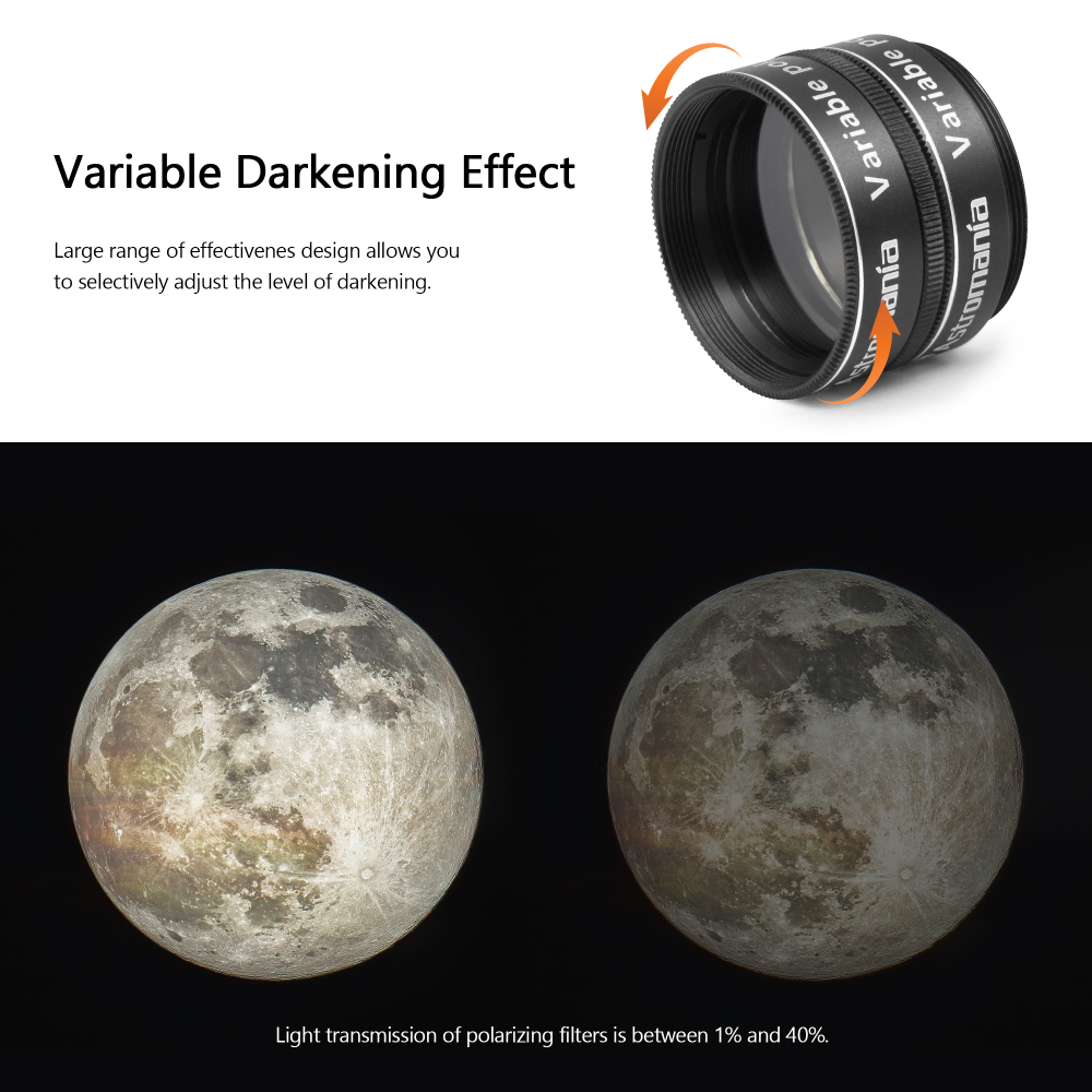 Astromania 1.25" Variable Grey Polarizing Filter