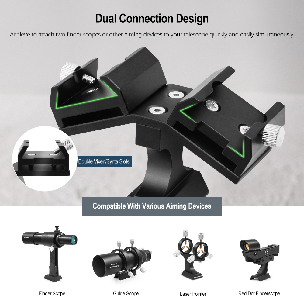 Astromania Dual Tri-Finder Mounting Bracket