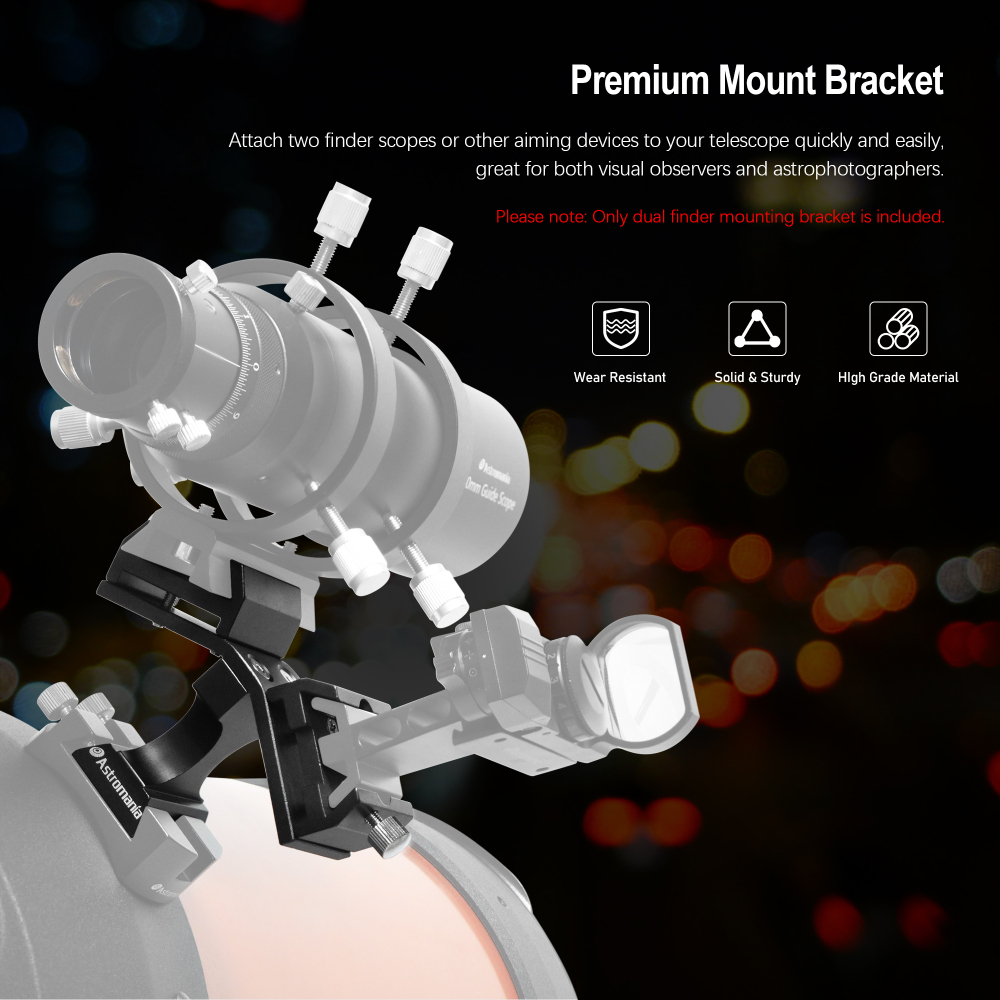 Astromania Dual Tri-Finder Mounting Bracket