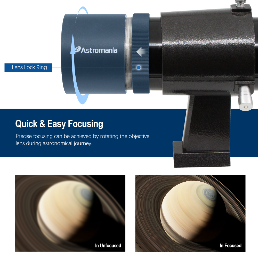 Astromania 9x50 Angled Finder Scope with Upright and Non-reversed Image, Black