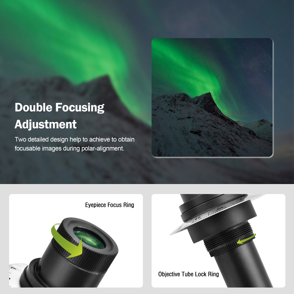 Astromania Polar Alignment Scope for EQ-5 - Quick Polar-Alignment Gives You More Time to Enjoy The View at The Telescope Eyepiece
