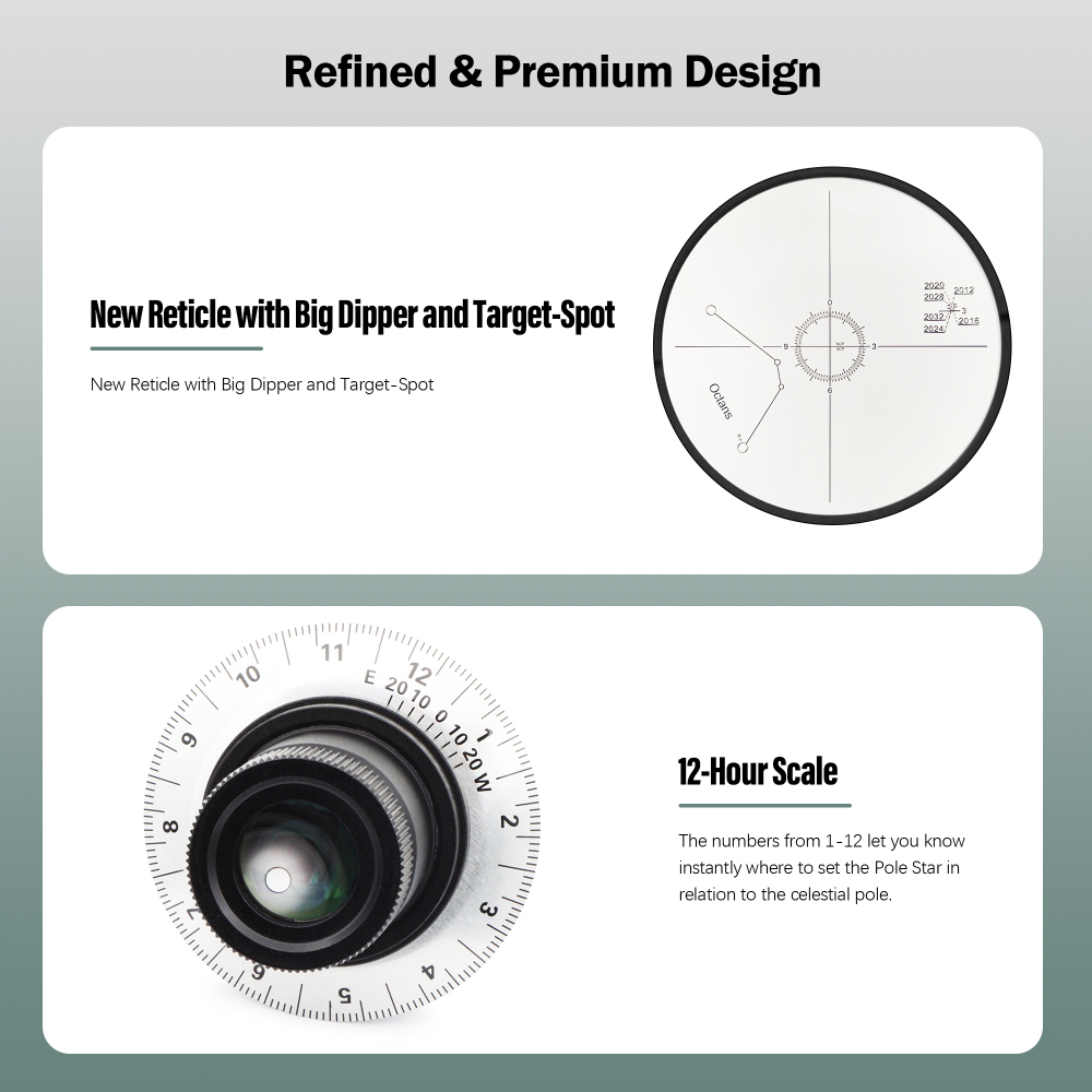 Astromania Polar Alignment Scope for EQ-5 - Quick Polar-Alignment Gives You More Time to Enjoy The View at The Telescope Eyepiece