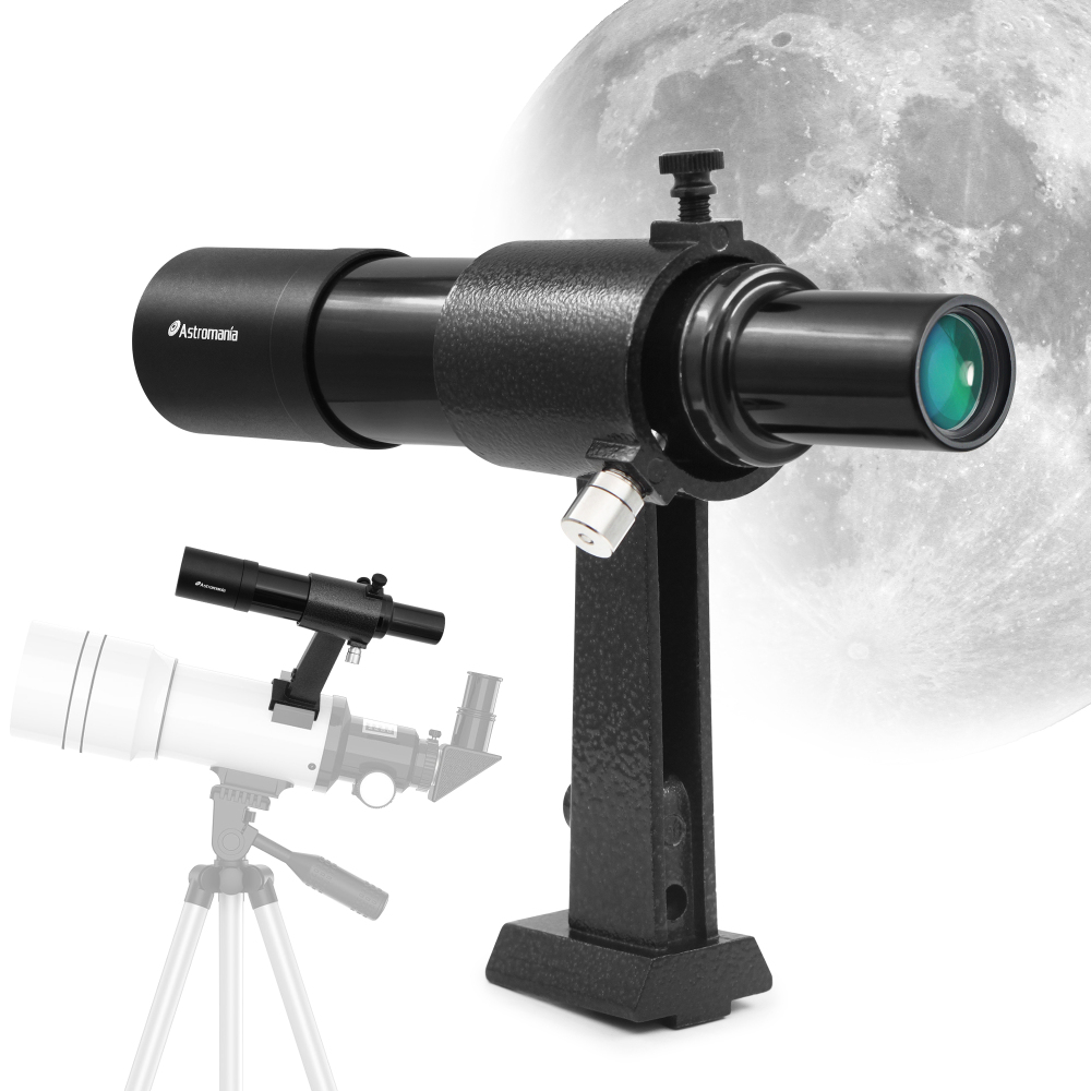 Astromania 6x30 Finder Scope, Black - allowing many astronomical objects to become visible to your eyes