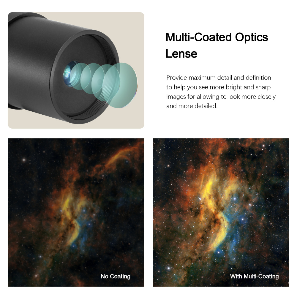 Astromania 1.25" 4-Elements 5x Barlow Lens Fully Multi-Coated Optics