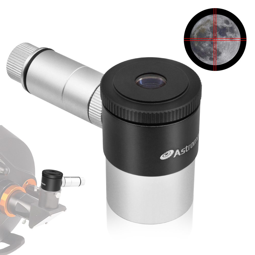 Astromania 12.5mm Illuminated Reticle Plossl Telescope Eyepiece - for Perfectly Guided astrophotos