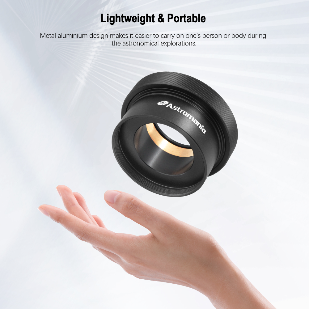 Astromania 1.25"/2" Twist-lock Adapter - firmly and gently holds and centres your eyepieces