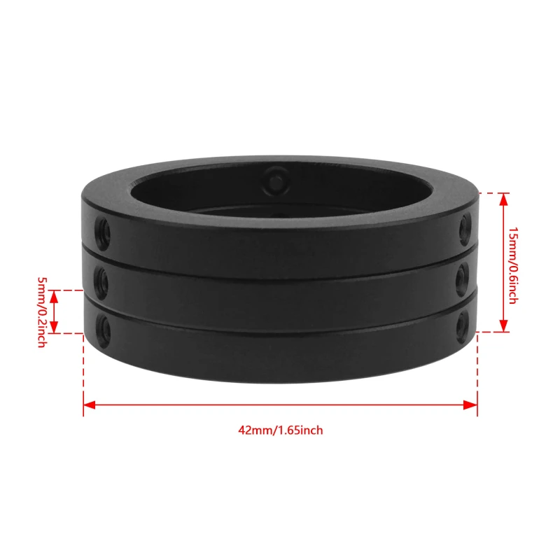 Astromania 1.25" Telescope Eyepiece Parfocal Rings, Set of Three