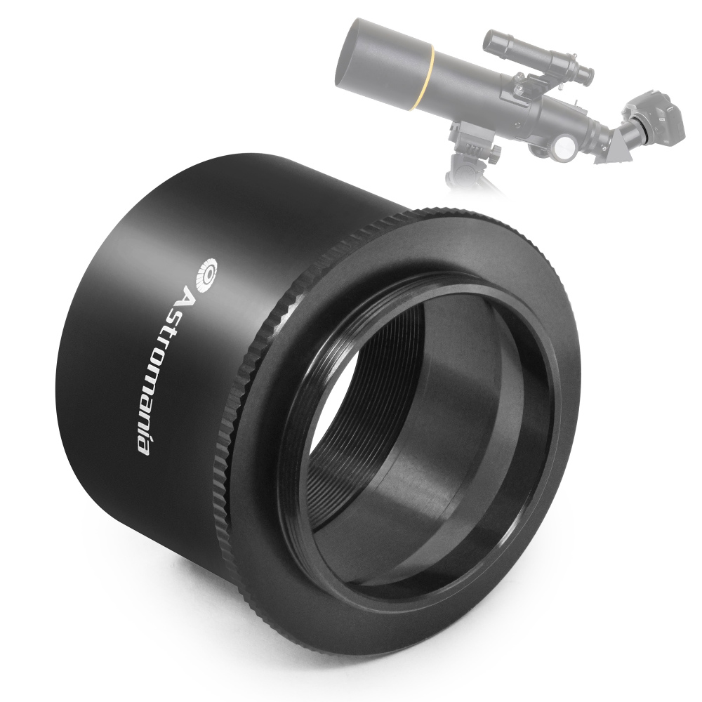 Astromania 2" T-2 Focal camera adapter for SLR cameras - simply attach your camera to the telescope