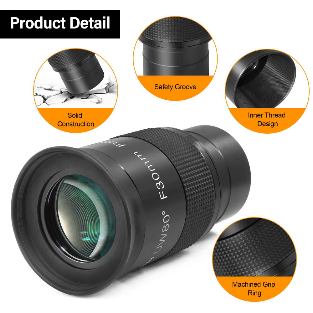 Astromania Fully Multi-coated 2" Ultra-Wide 80 Degree Eyepiece For Telescope - F30mm