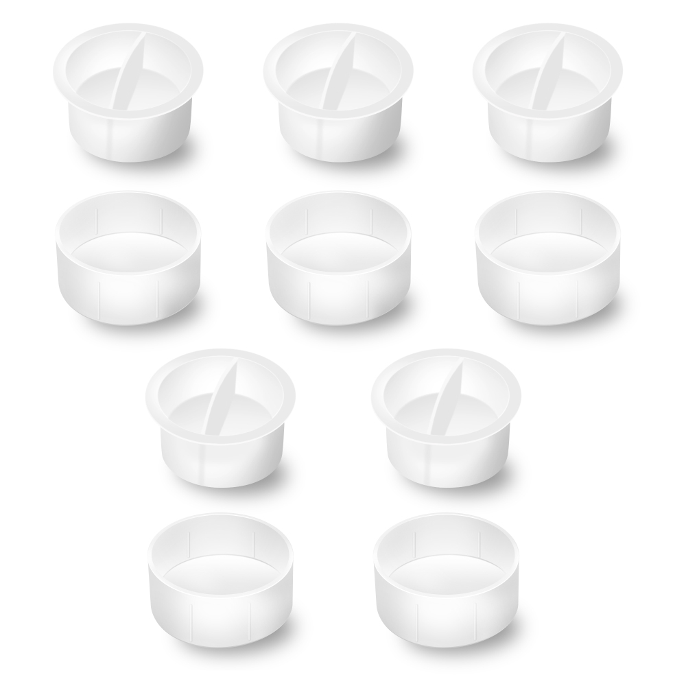 Astromania Dust Caps Set for 1.25" Telescope Eyepieces or Other Accessories - 5 dust caps and 5 dust plugs, Brand New