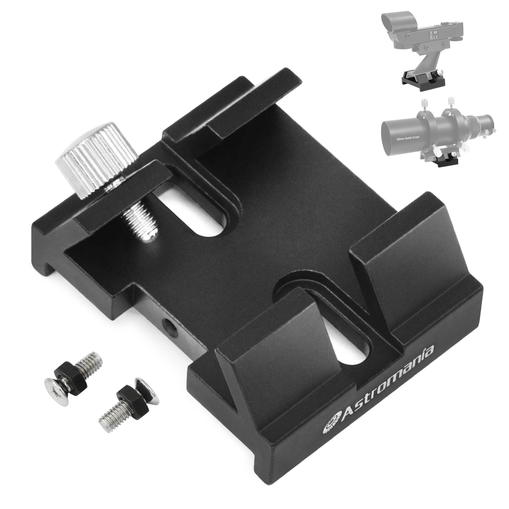 Astromania Schmidt-Cassegrain Finder Scope Base - Attach standard finder scope,Laser Pointer bracket or reflex sight bracket - The clamp in the bottom