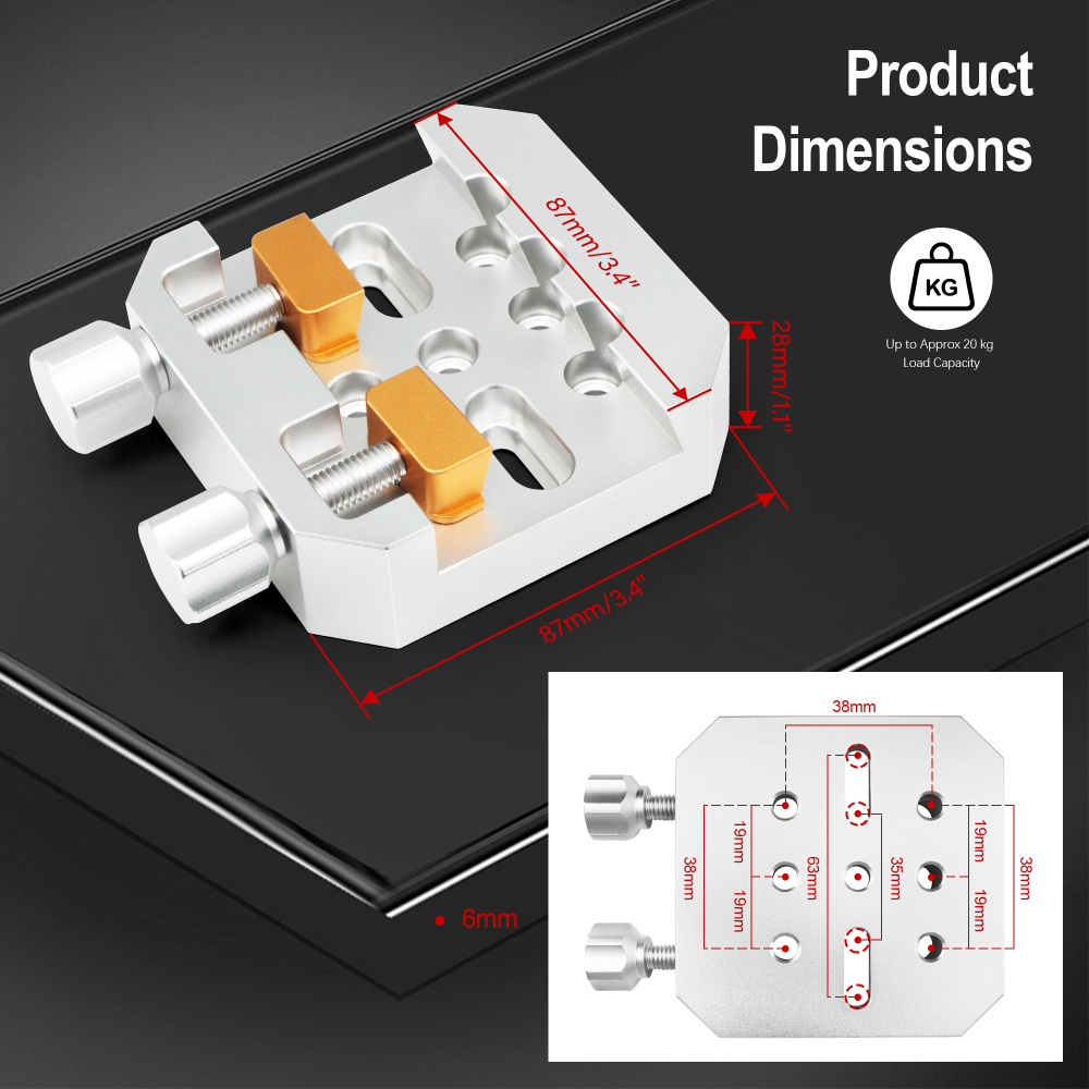 Astromania Premium Dovetail Clamp for Telescopes and Cameras
