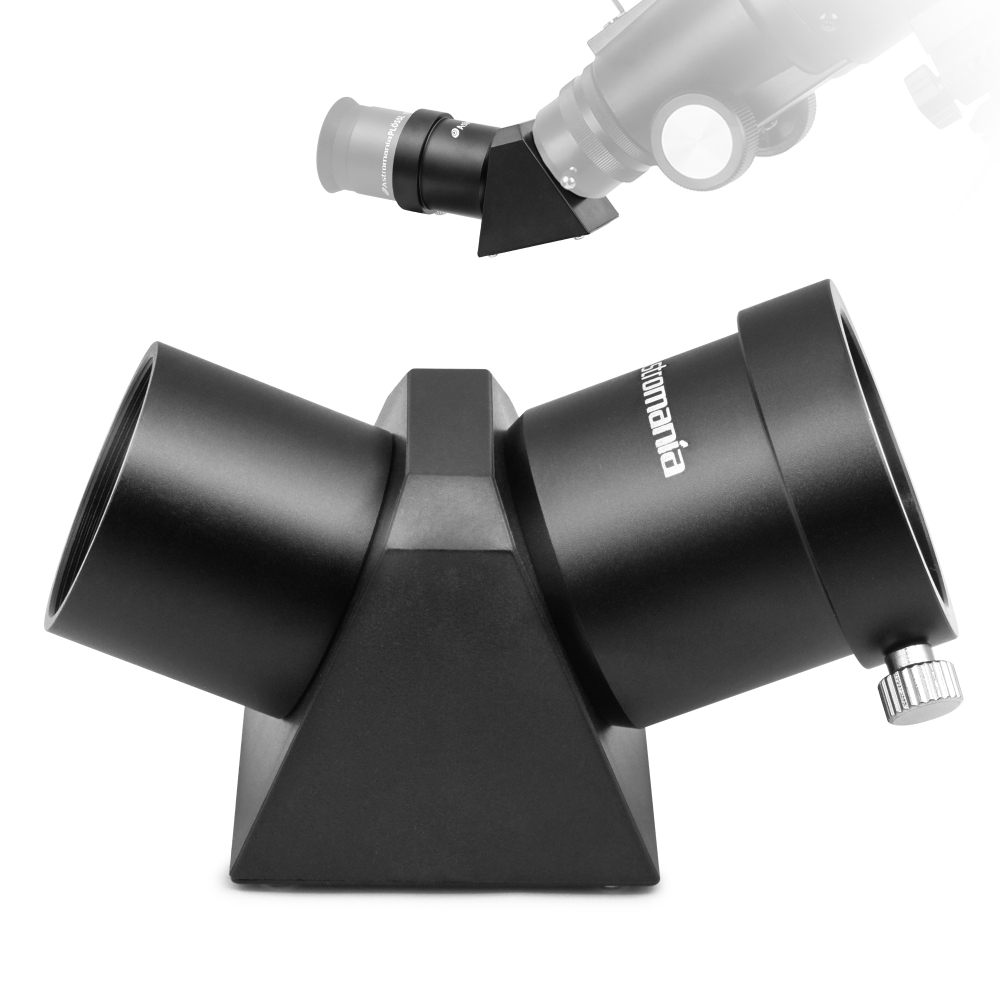 Astromania 1.25" 45-degree Diagonal Prism optical Prism inside rather than a mirror which makes your image clear and sharp