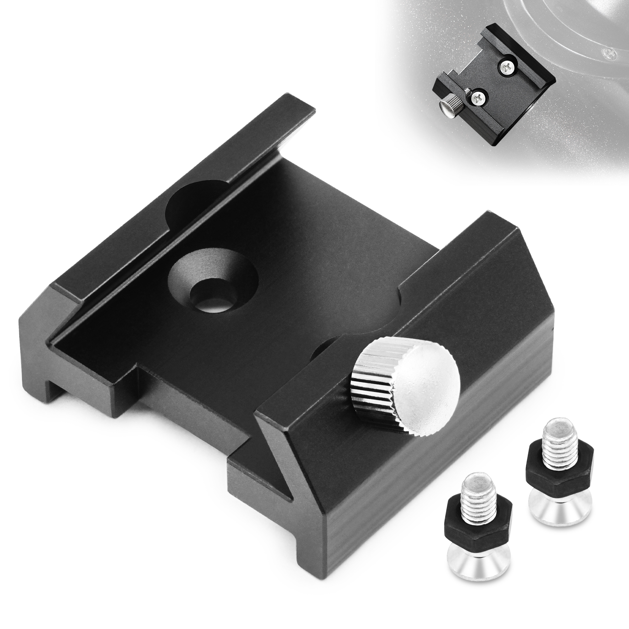 Astromania Dovetail Mounting Base With 2 Holes for M4 Screws