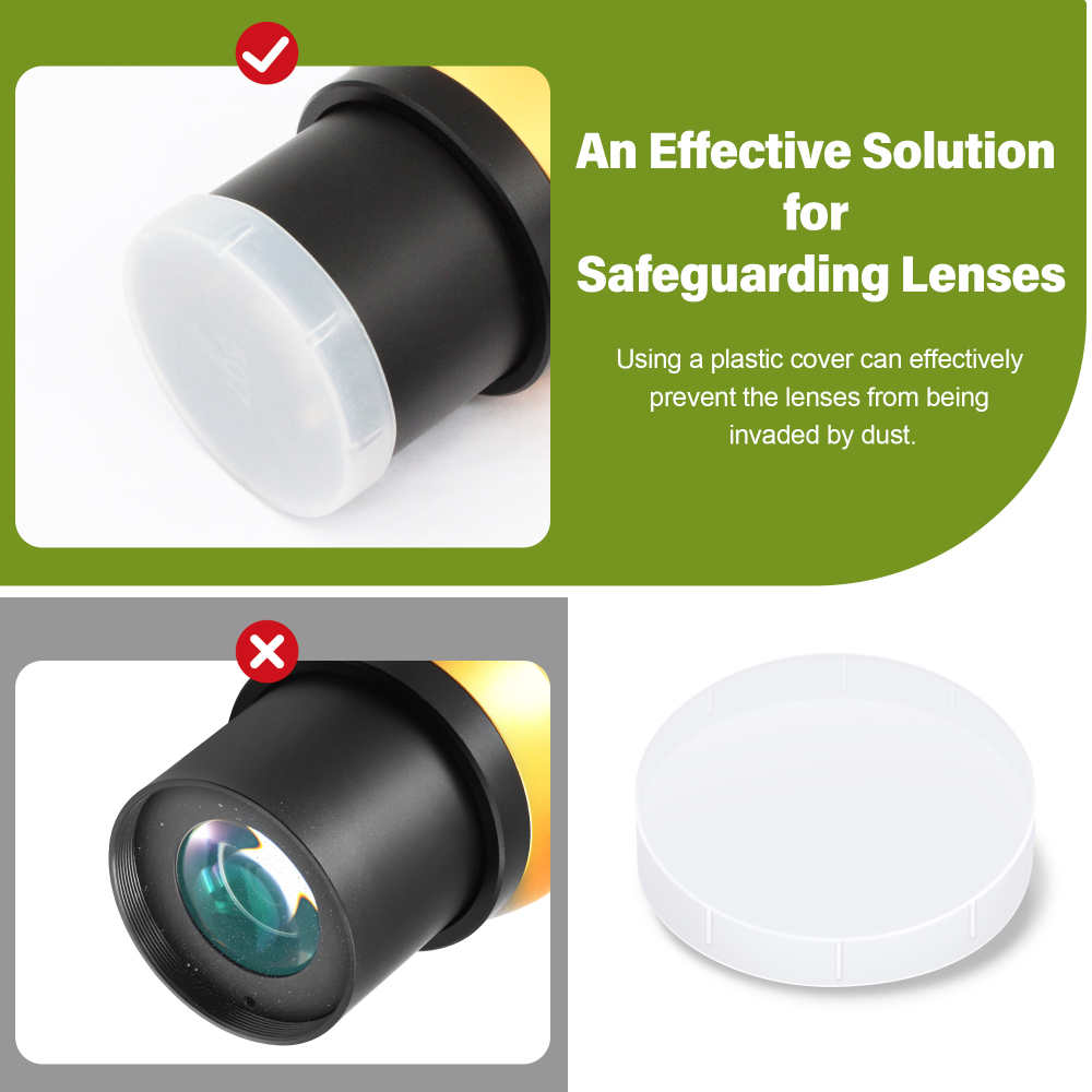 Astromania 2 Inch Telescope Eyepiece Dust Caps Set for Barlow Lens, T Adapter, Diagonal and Other Telescope Accessories, Including 6 Pcs 2 Inch Eyepiece Dust Cover