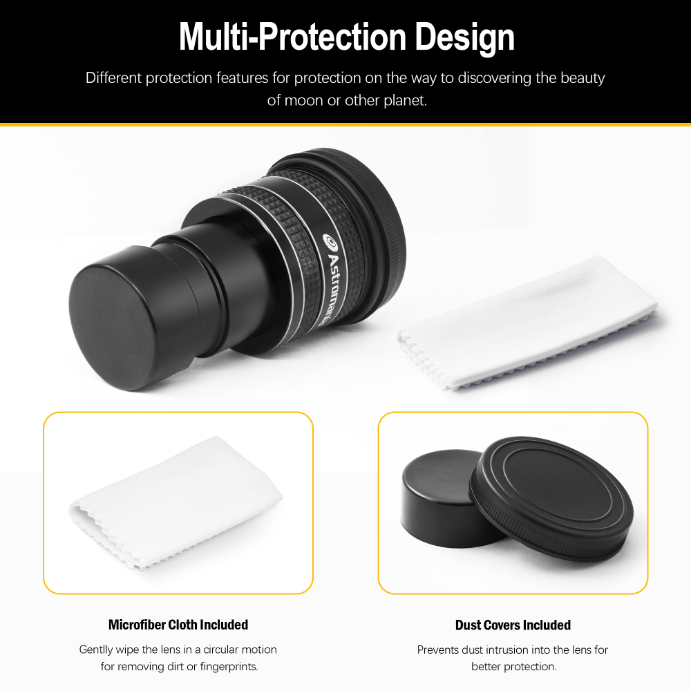 Astromania 1.25" 7mm 58-Degree Planetary Eyepiece For Telescope For Telescope