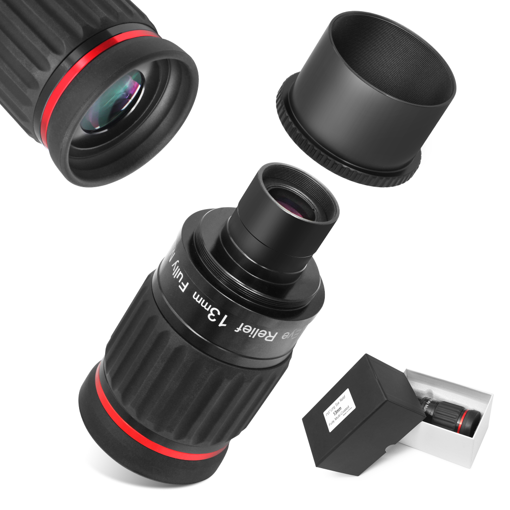 Astromania 1.25"/2"- 13mm 70 Degree Super Wide Angle (SWA) - mean you always enjoy a huge field of view