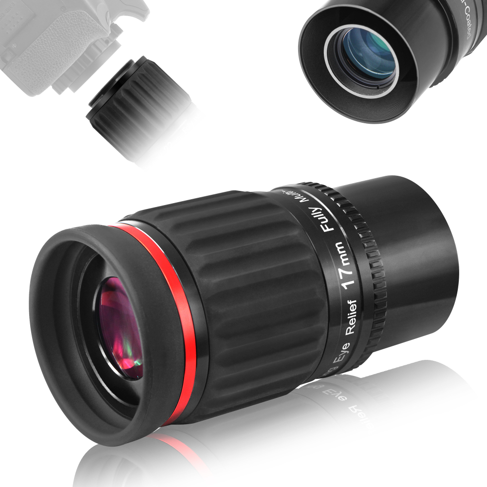 Astromania 1.25"/2"- 17mm 70 Degree Super Wide Angle (SWA) - mean you always enjoy a huge field of view