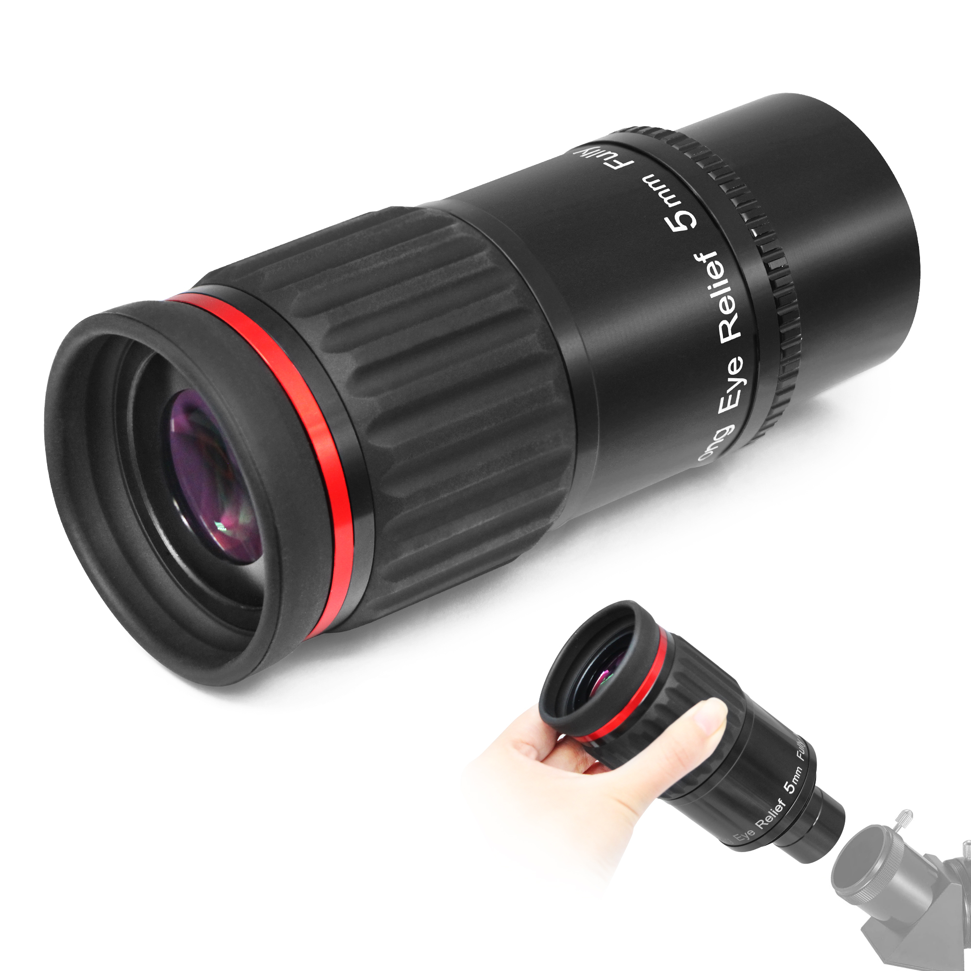 Astromania 1.25"/2"- 5mm 70 Degree Super Wide Angle (SWA) - mean you always enjoy a huge field of view