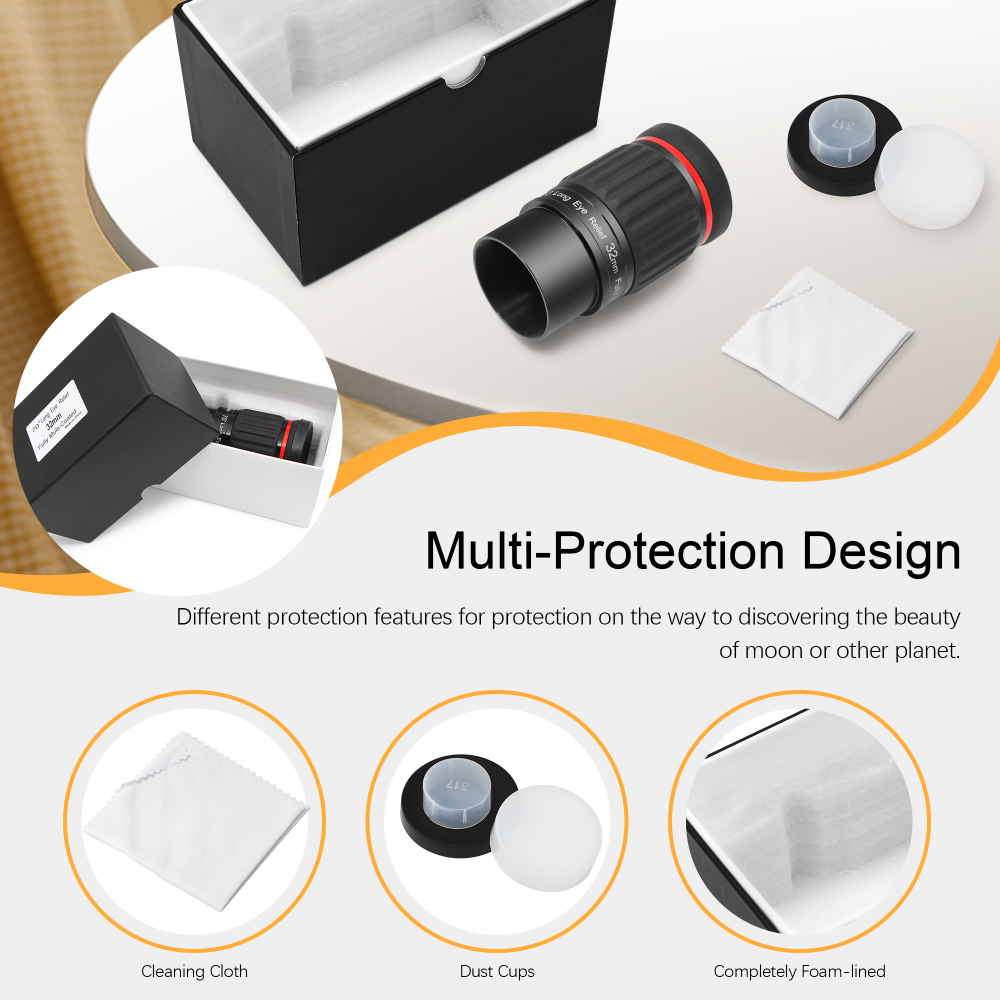 Astromania 2"- 32mm 70 Degree Super Wide Angle (SWA) - mean you always enjoy a huge field of view