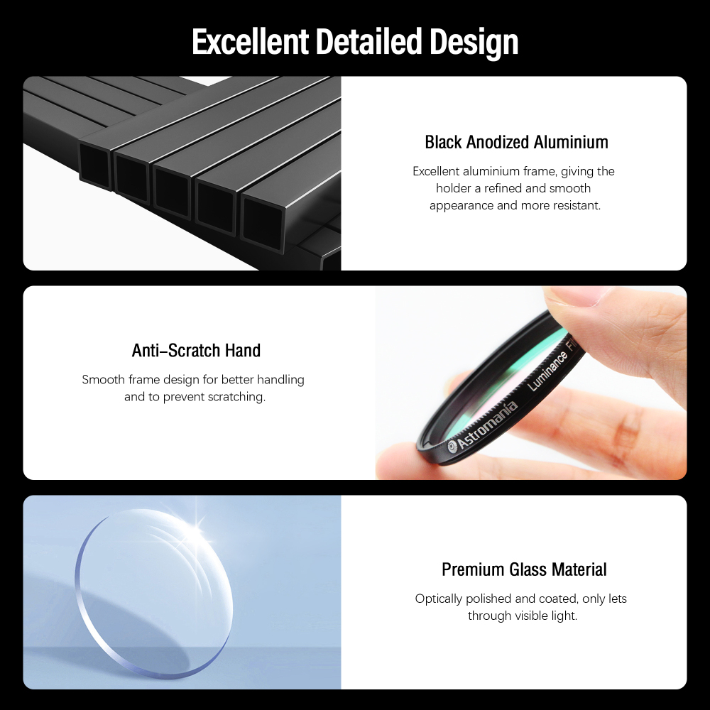 Astromania Telescope LRGB 2 Inch Filter Set