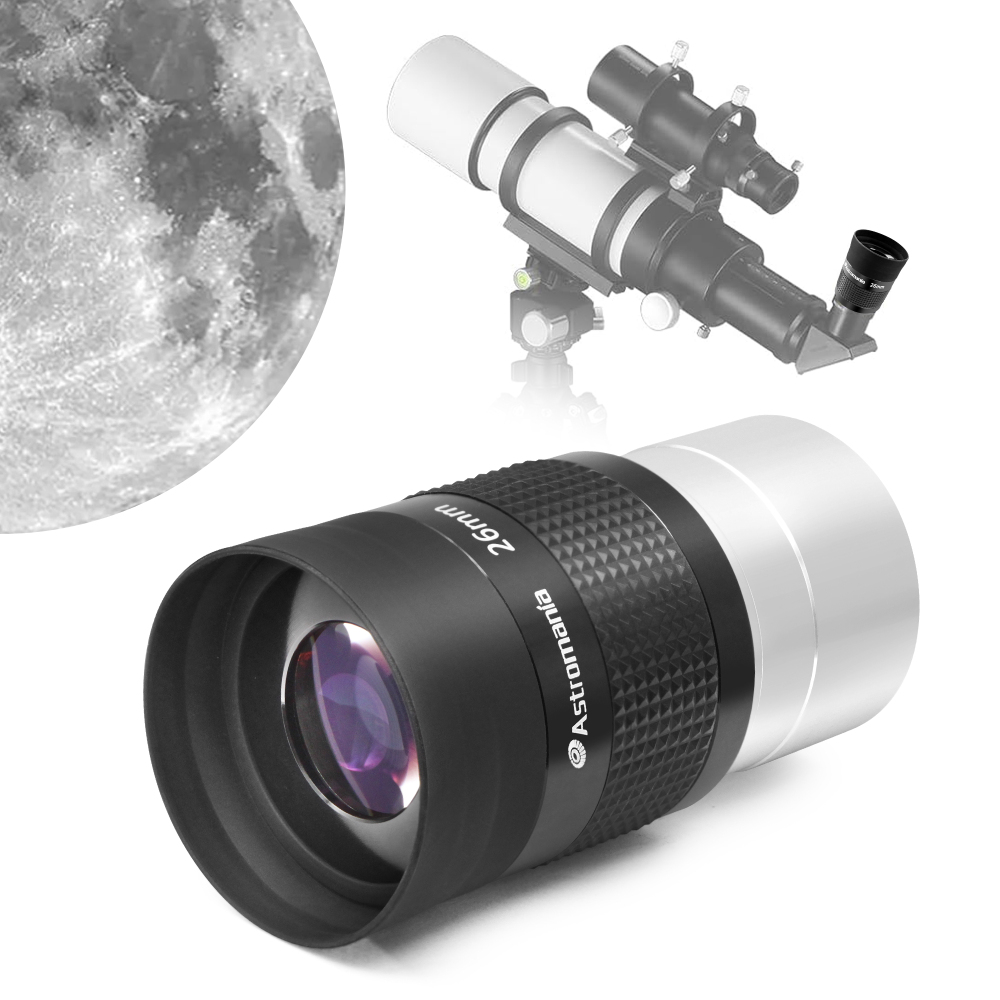 Astromania 2" Kellner FMC 55-Degree eyepiece - 26mm - wide field eyepices with comfortable viewing position