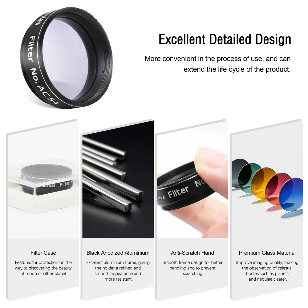 Astromania 1.25" Color / Planetary Moon Filter for Telescope - #AC54